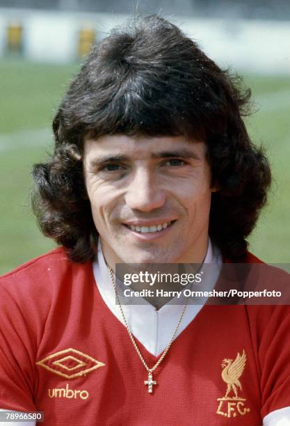 Liverpool footballer Kevin Keegan during the pre-season photocall at Anfield in Liverpool, England, circa July 1977.