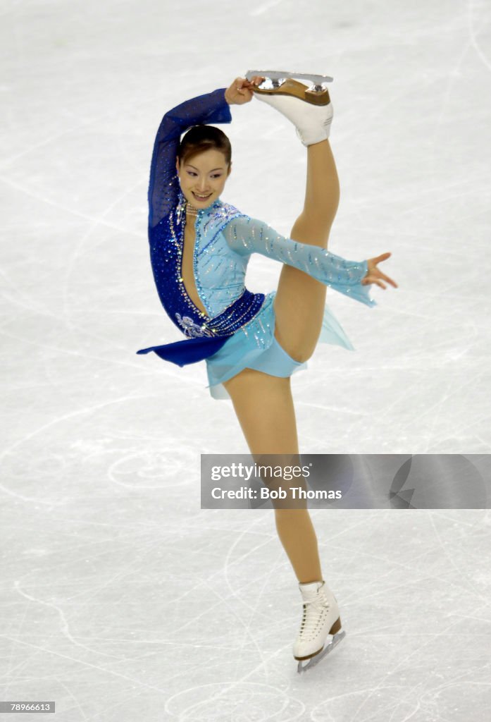 Sport. Winter Olympic Games, Torino, Italy. 10th - 26th February 2006. 23rd February. Figure Skating. Ladies Free. Shizuka Arakawa of Japan.