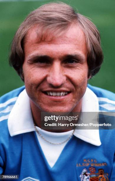 Football Manchester City FC Photo-call, A portrait of Dennis Tueart