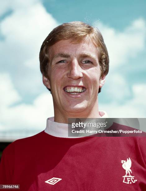 Liverpool footballer Joey Jones during the pre-season photocall at Anfield in Liverpool, England, circa July 1976.