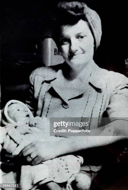 Crime, London, England The Christie Murder case, Portrait of Beryl Evans, a murder victim of John Reginald Halliday Christie, Christie later went on...