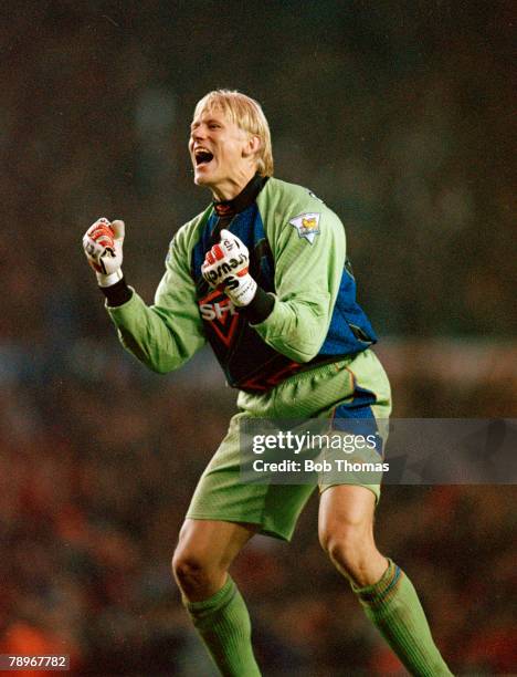 October 1994, Premiership, Peter Schmeichel, Manchester United goalkeeper, Peter Schmeichel, was the Denmark goalkeeper 1987-2001, winning 129...