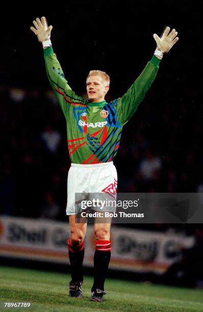 5th April 1993, Premier League, Peter Schmeichel, Manchester United goalkeeper, Peter Schmeichel, was the Denmark goalkeeper 1987-2001, winning 129...