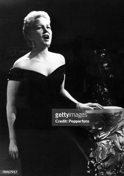 Music, Personalities, pic: 1960, Peggy Lee, American jazz singer and songwriter, famous for her "soft and cool" singing style