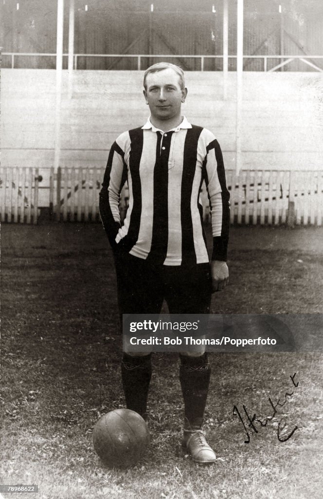 Sport. Football. pic: circa 1907. Herbert Chapman, Northampton Town Player-Manager. He rejoined Northampton Town as Player Manager in the twilight of an unexceptional playing career and in his 2nd season led the Cobblers to the Southern League Championshi