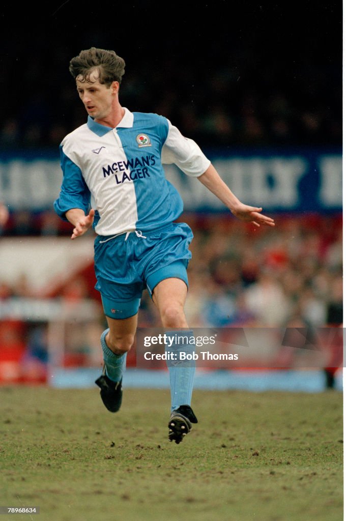 Sport. Football. pic: circa 1990. Scott Sellars, Blackburn Rovers 1986-1991.