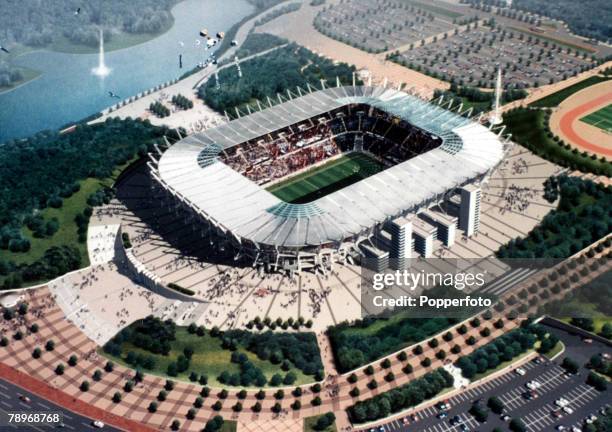 Sport, Football, FIFA World Cup 2002 Venue, Ulsan Stadium, South Korea