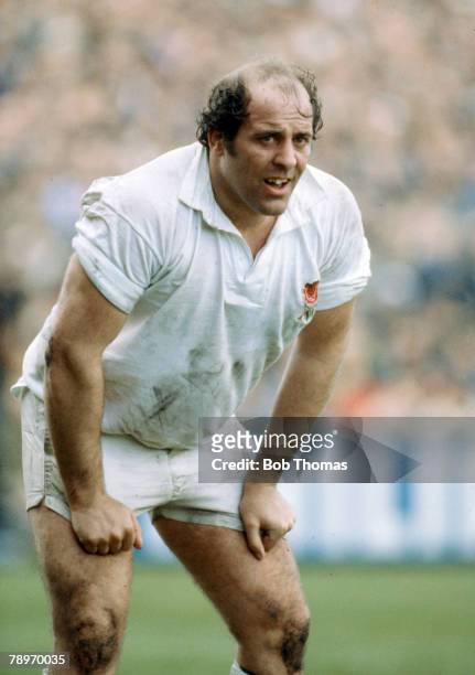 Sport, Rugby Union, pic: circa 1980, Colin Smart, England prop 1979-1982