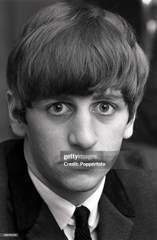 Ringo Portrait of Ringo Starr, drummer with The Beatles pop group, 1963 News ...