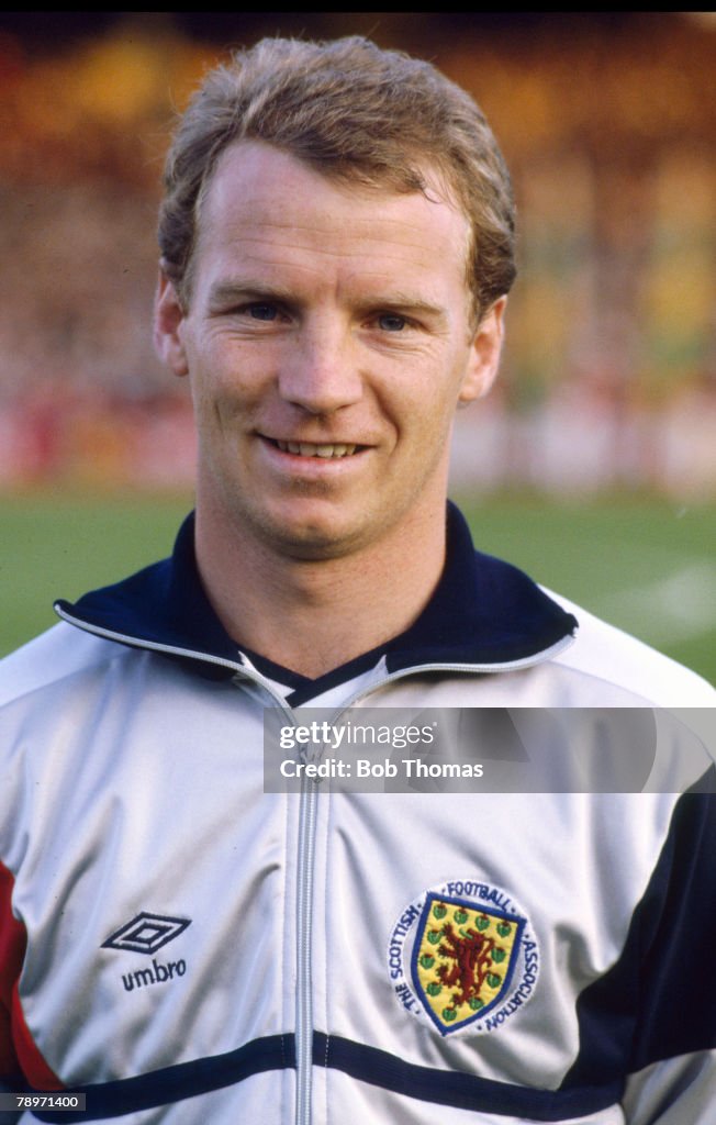 Sport. Football. pic: circa 1987. David Speedie, Scotland. David Speedie won 10 Scotland international caps between 1985-1989.