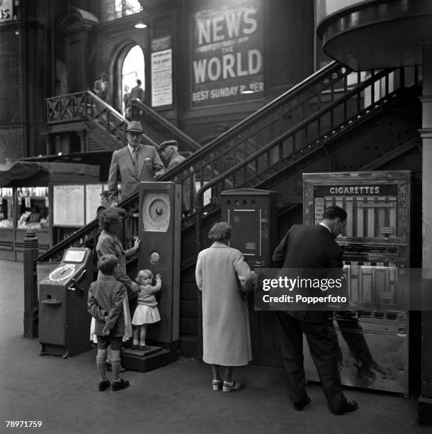 England Vending machines, New machines that dispense drinks, cigarettes etc are appearing everywhere