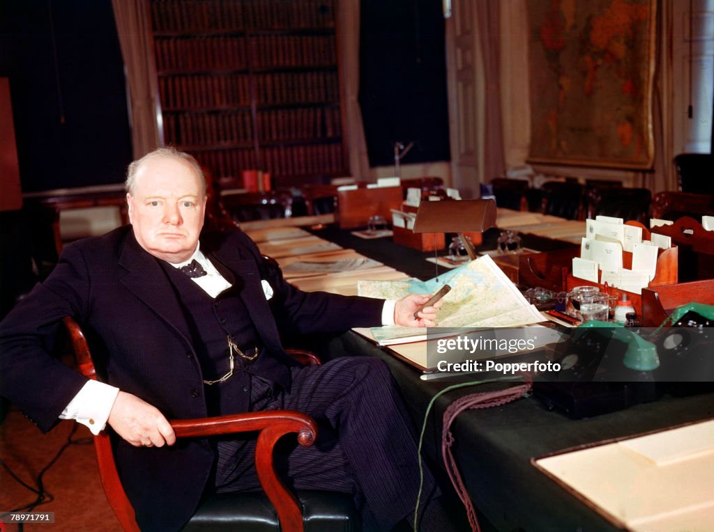 World War Two London England March 1945 British Prime Minister world-war-two-london-england-march-1945-british-prime-minister