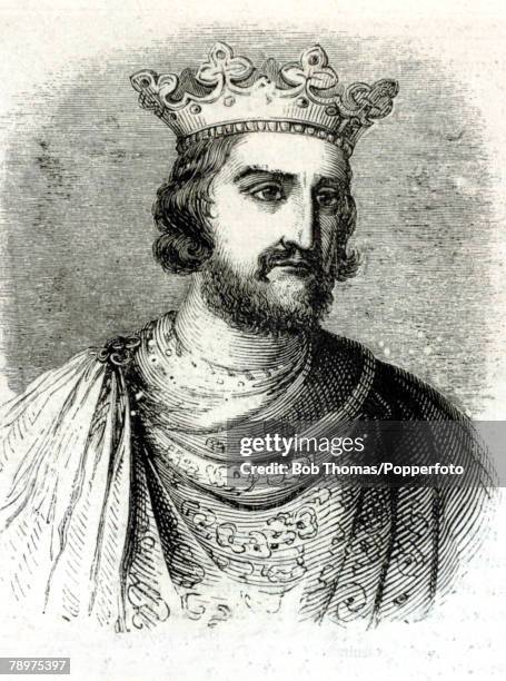 English History, Kings and Queens, Illustration, pic: circa 1250, Henry III, who reigned from the age of nine, 1216-1272