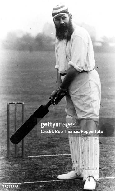 Cricket, A picture of WG , who was a doctor and the most famous of all cricketers who dominated the game from 1871 until the turn of the century,...