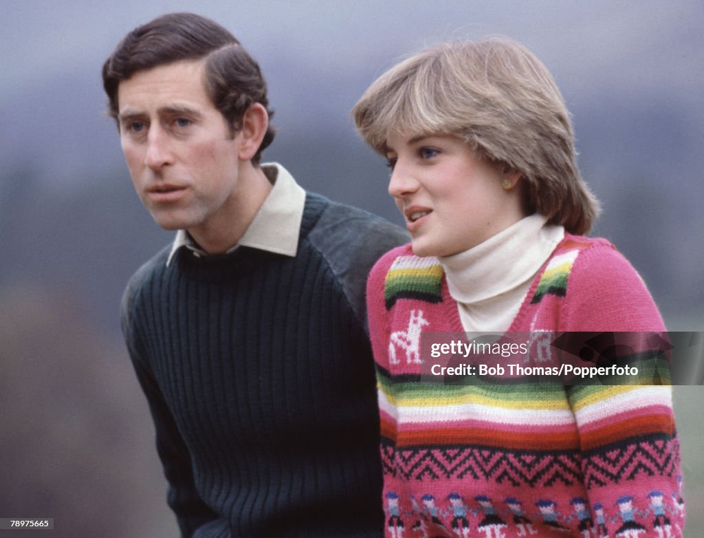 Charles And Diana At Balmoral