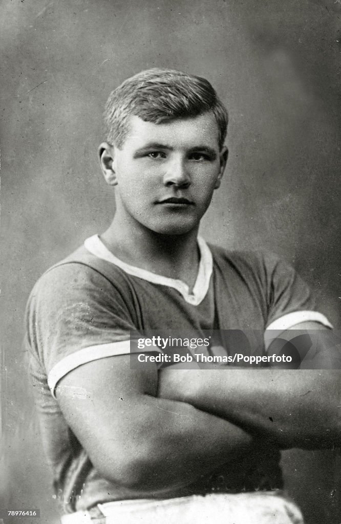 Sport. Athletics. pic: circa 1920's. F.W."Ville" Porhola, Finland, the gold medal winner in the Shot Put at the 1920 Olympic Games in Antwerp.