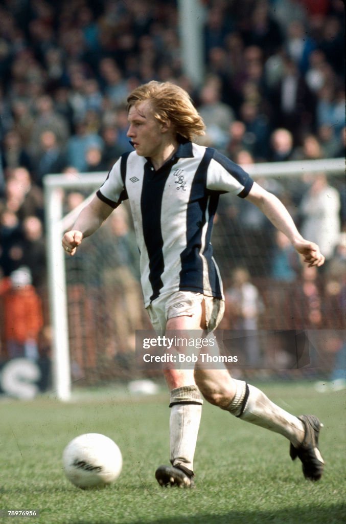 Sport. Football. pic: circa 1981. Derek Statham, West Bromwich Albion full back 1976-1987, who also won 3 England international caps in 1983