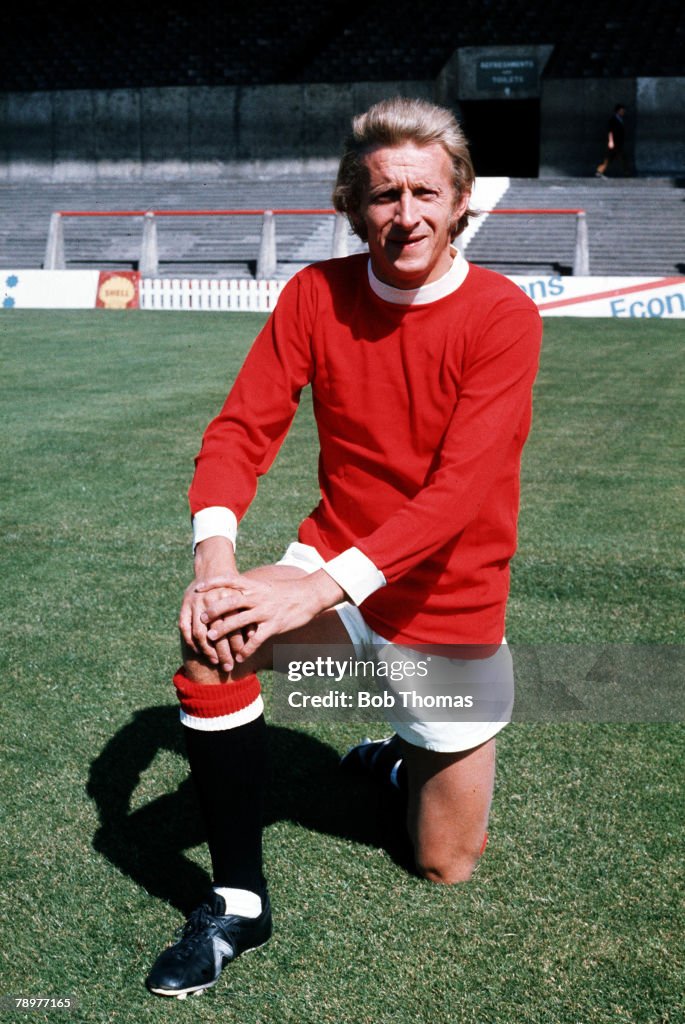 Football. Manchester United's Denis Law poses for the camera.