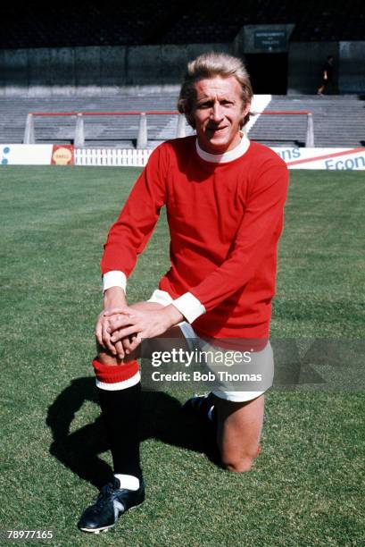 Football, Manchester United's Denis Law poses for the camera