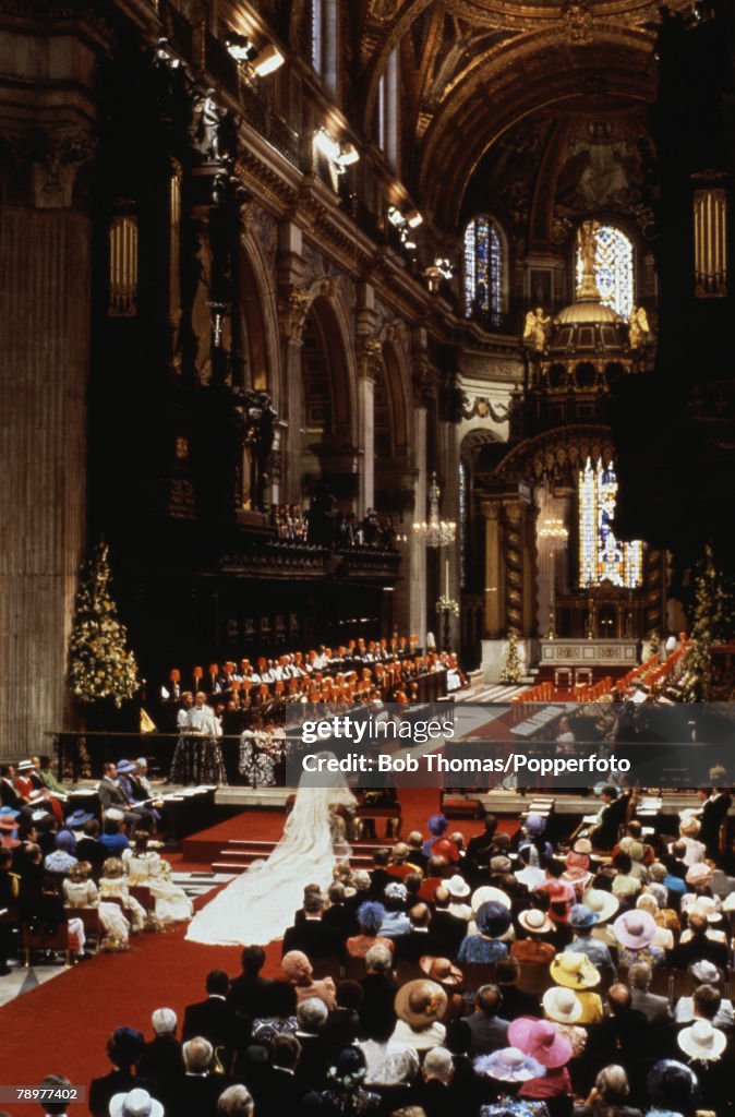 Royal Wedding Of Prince Charles And Diana Spencer