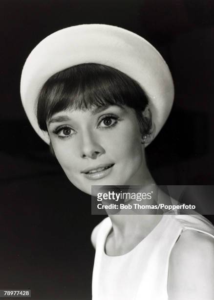 Stage and Screen, Personalities, pic: circa 1966, Actress Audrey Hepburn, portrait, Audrey Hepburn, born in Brussels, a truly international star from...