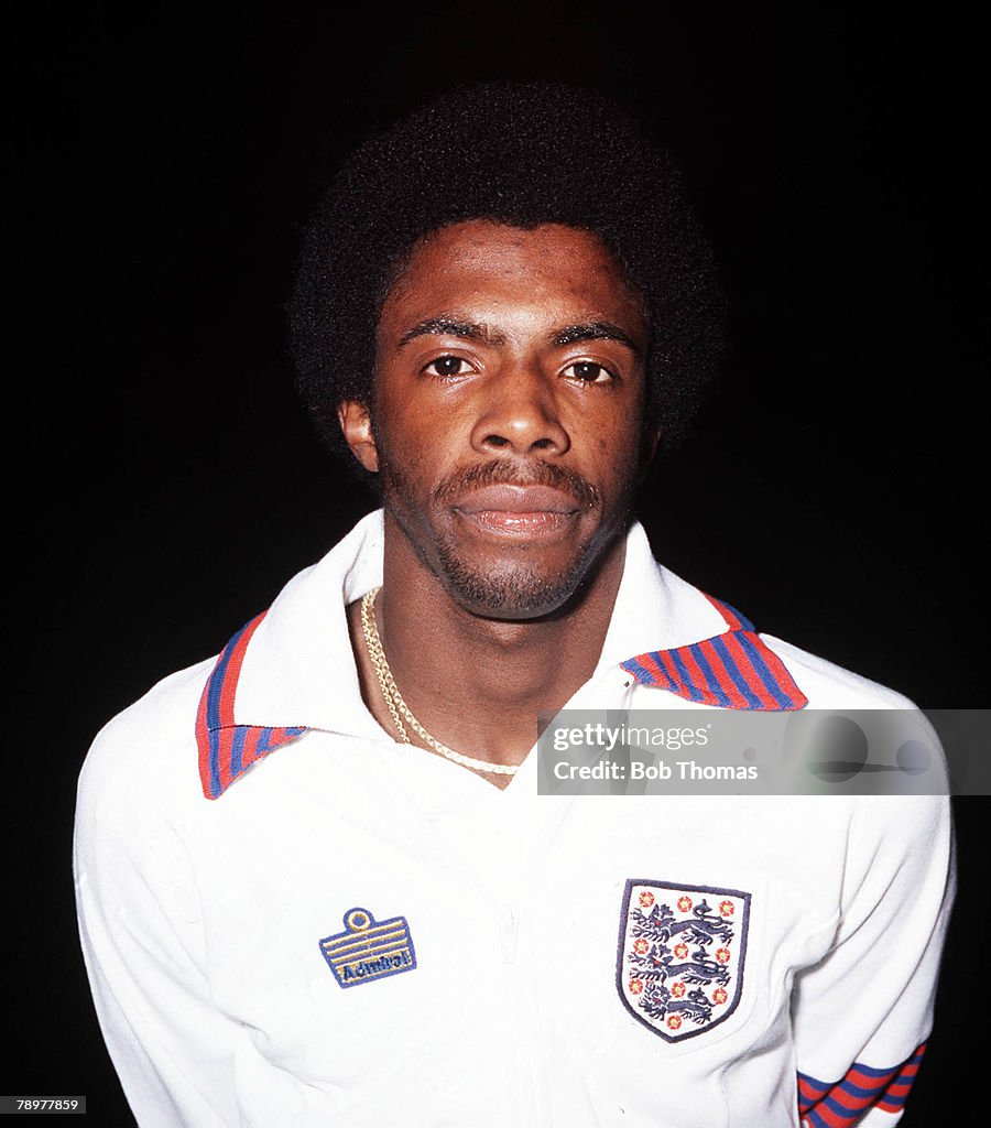 Sport, Football. Vince Hilaire of England under 21, circa, 1980.