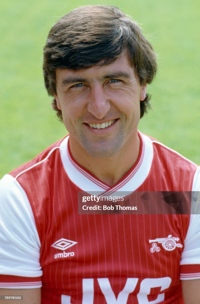 Sport. Football. pic: circa 1983. Brian Talbot, Arsenal midfielder.