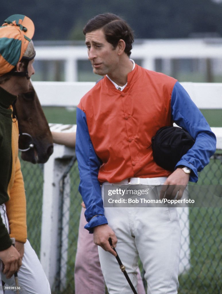 Tom Charles Racing British Royalty, Horse racing, England, Circa 1982, Prince Charles ...