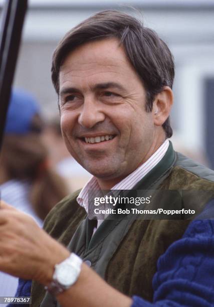 British Royalty, Chester, England, Charity Clay Pigeon Shooting event, August 1982, King Constantine II of Greece