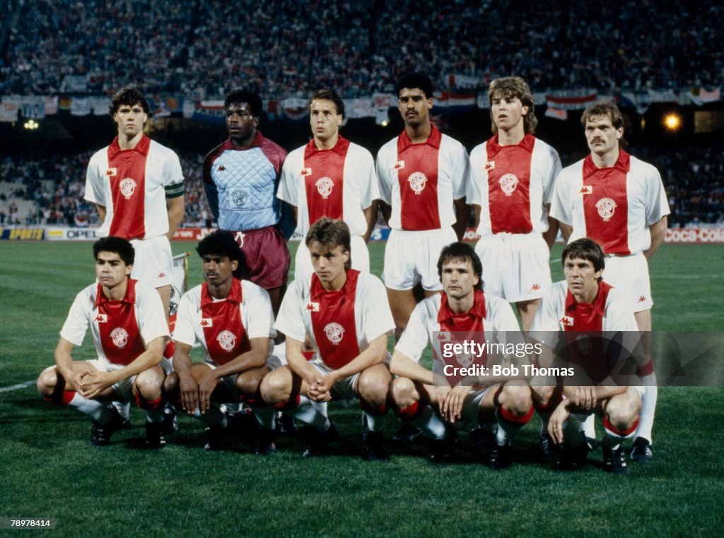 Football. UEFA Cup Winners Cup Final. Athens, Greece. 15th May 1987. Ajax Amsterdam 1 v Lokomotiv Leipzig 0