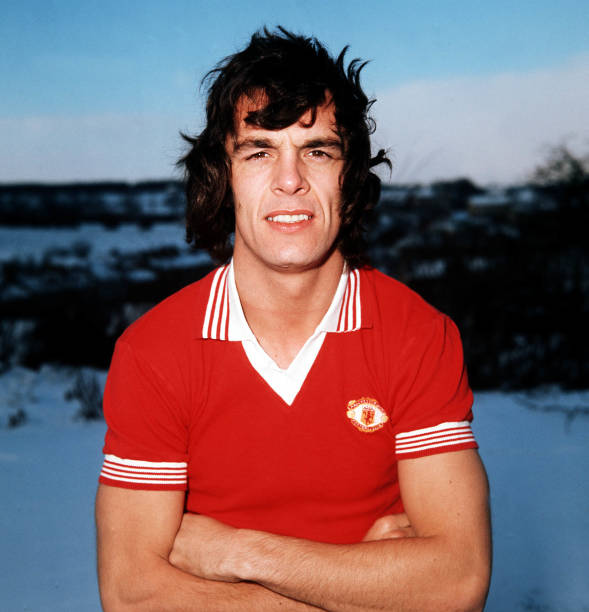 Sport, Football, Joe Jordan of Manchester United, Circa, 1980