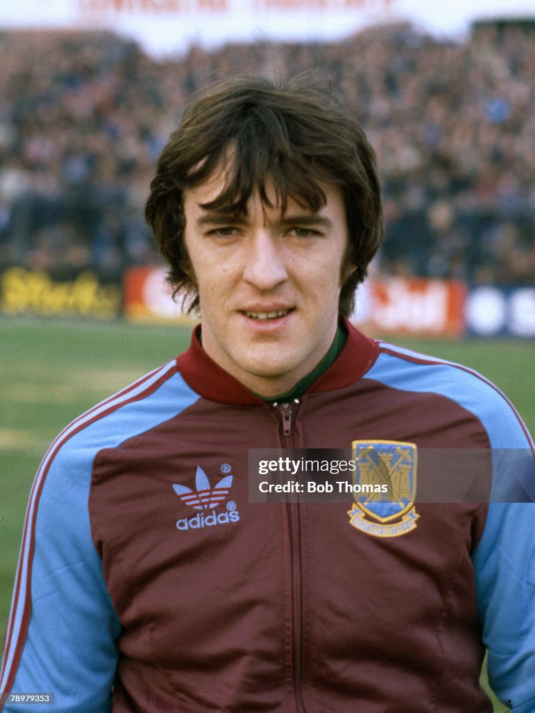 Sport. Football. pic: circa 1982. Francois Van Der Elst, West Ham United, a Belgian international who won 44 caps for Belgium.