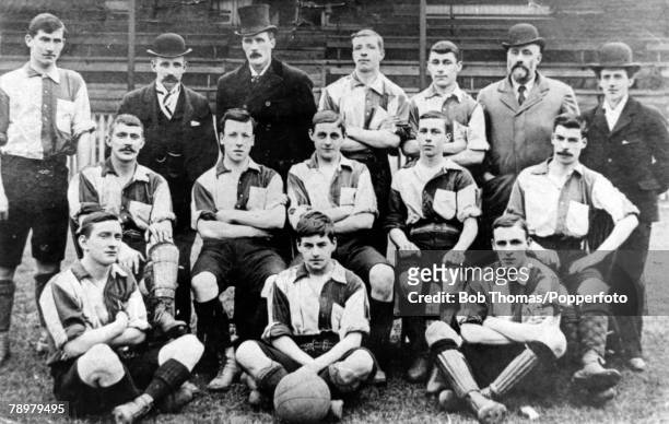 Northampton Town F,C, "The Cobblers", Back row, left-right, B,Smith, W,J,Westmorland, A,J,Darnell, J,Whiting, J,Sargent, C,Gyde, A,Jones, Middle row,...