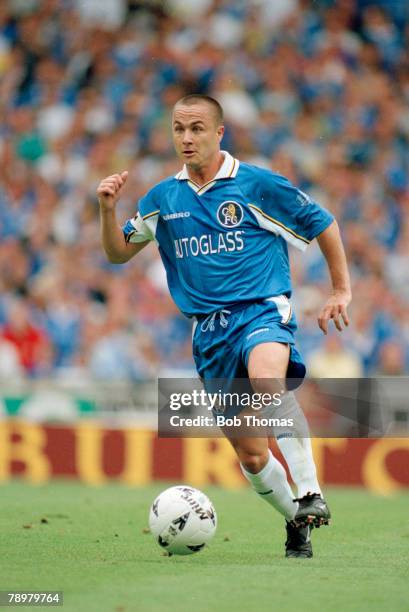 3rd August 1997, FA, Charity Shield at Wembley, Manchester United beat Chelsea 4-2 on penalties, Dennis Wise, Chelsea, Dennis Wise also won 21...