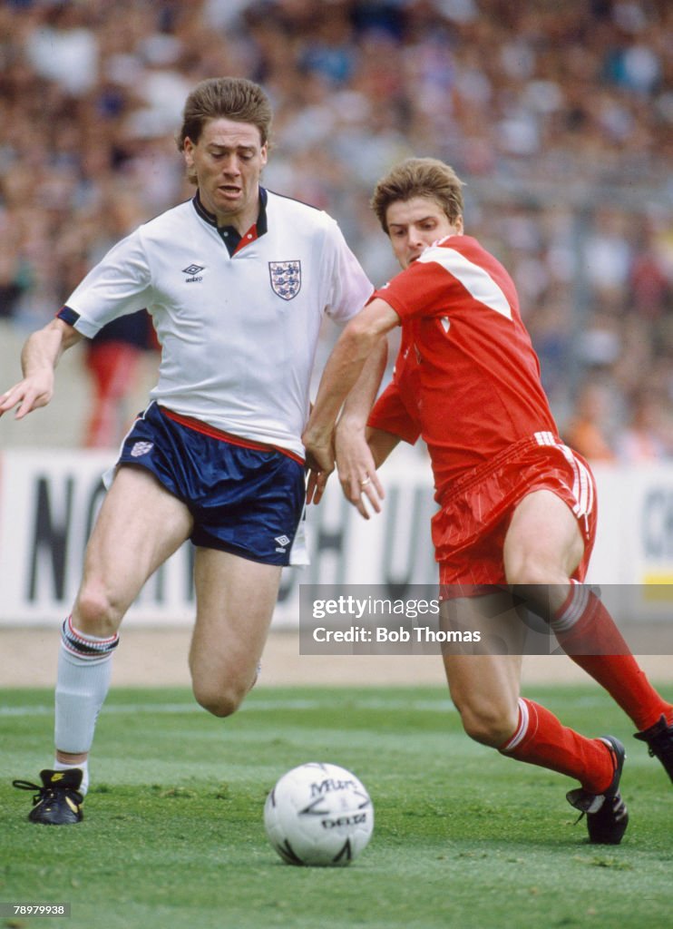 3rd June 1989, World Cup Qualifier at Wembley, England 3 v Poland 0