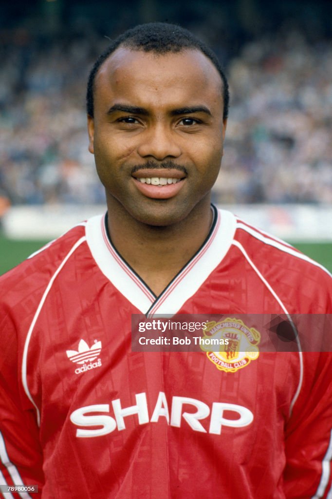 Sport. Football. pic: 23rd September 1989. Danny Wallace, Manchester United, who also won 1 solitary England cap in 1986 against Egypt.