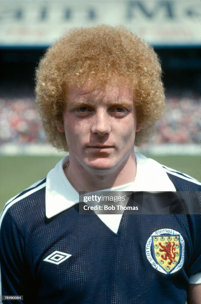 Sport. Football. pic: circa 1978. Ian Wallace, Scotland. Ian Wallace won 3 Scotland international caps between 1978-1979.