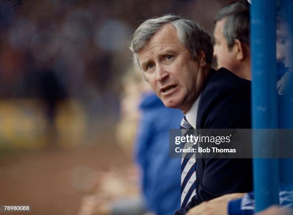 Sport. Football. pic: circa 1980. Jock Wallace, Rangers Manager, the only man to manage the Glasgow club twice in the 1970's and 1980's. Sport. Football. pic: circa 1980. Jock Wallace, Rangers Manager, the only man to manage the Glasgow club twice in the 1970's and 1980's.