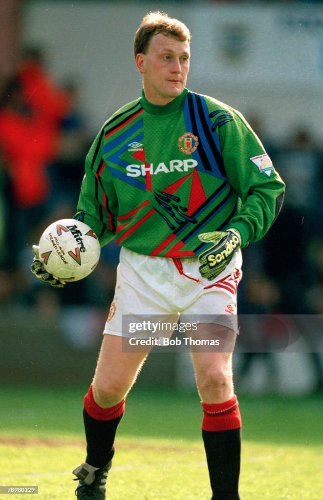 Sport. Football. pic: 1994. Premiership. Gary Walsh, Manchester United goalkeeper.
