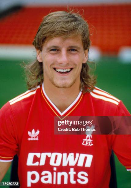 Circa 1985, Paul Walsh, Liverpool striker 1984-1988, Paul Walsh also won 5 England international caps between 1983-1984