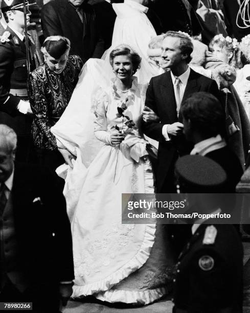 Royalty, Luxembourg, 6th February 1982, Princess Marie Astrid of Luxembourg marries Carl Christian Archduke of Habsburg
