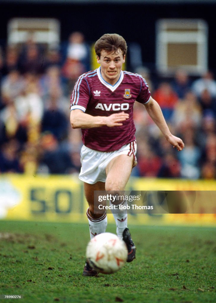 Sport. Football. pic: 119th April 1986. Division 1. Mark Ward, West Ham United 1985-1989.