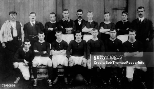 Woolwich Arsenal 1904-1905 season, Back row,l-r, R,Drummond , P,Kelso , A,Gray, J,Ashcroft, J,Grant , J,Jackson , J,Bigden, P,Sands, R,Dow , Front...