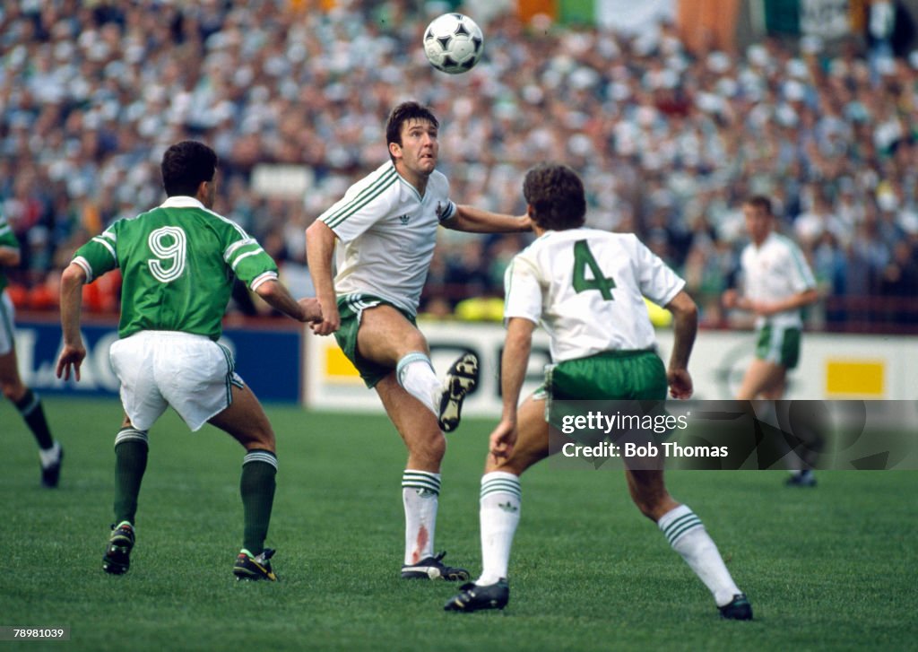 11th October 1987, World Cup Qualifier in Dublin, Republic of Ireland