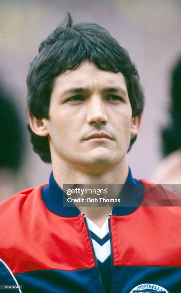 Sport. Football. pic: 1980's. Sport. Football. George Burley, Scotland, who won 11 Scotland international caps between 1979-1982.