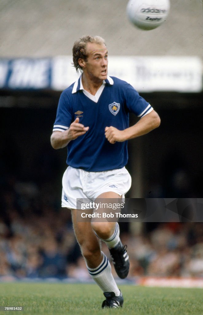 Sport. Football. pic: 1980's. Ian Wilson. Leicester City. Ian Wilson also won 5 Scotland international caps between 1987-1988.