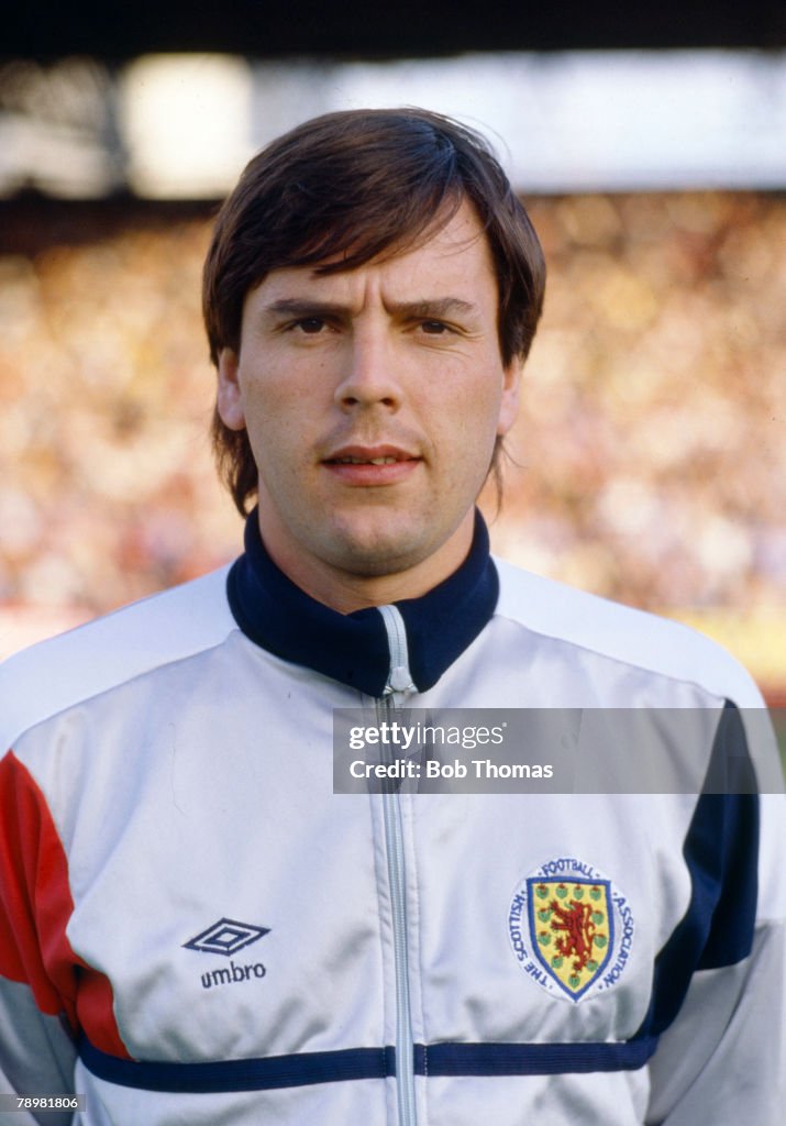 Sport. Football. pic: circa 1986. World Cup Qualifier in Melbourne. Australia 0 v Scotland 0. Graeme Sharp, Scotland striker, who played in 12 international matches for Scotland between 1985-1988