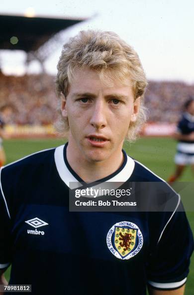 Sport. Football. pic: circa 1986. International Match. Frank McAvennie, Scotland, who played in 5 international matches for Scotland between 1986-1988. Sport. Football. pic: circa 1986. International Match. Frank McAvennie, Scotland, who played in 5 international matches for Scotland between 1986-1988.