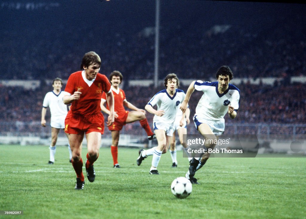 European Cup Final at Wembley, Liverpool 1, v Bruges 0, Liverpool's