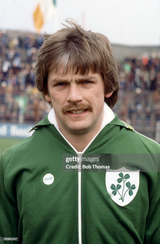 Sport. Football. pic: circa 1980. Jimmy Holmes, Republic of Ireland, who won 30 Republic of Ireland international caps between 1971-1981.